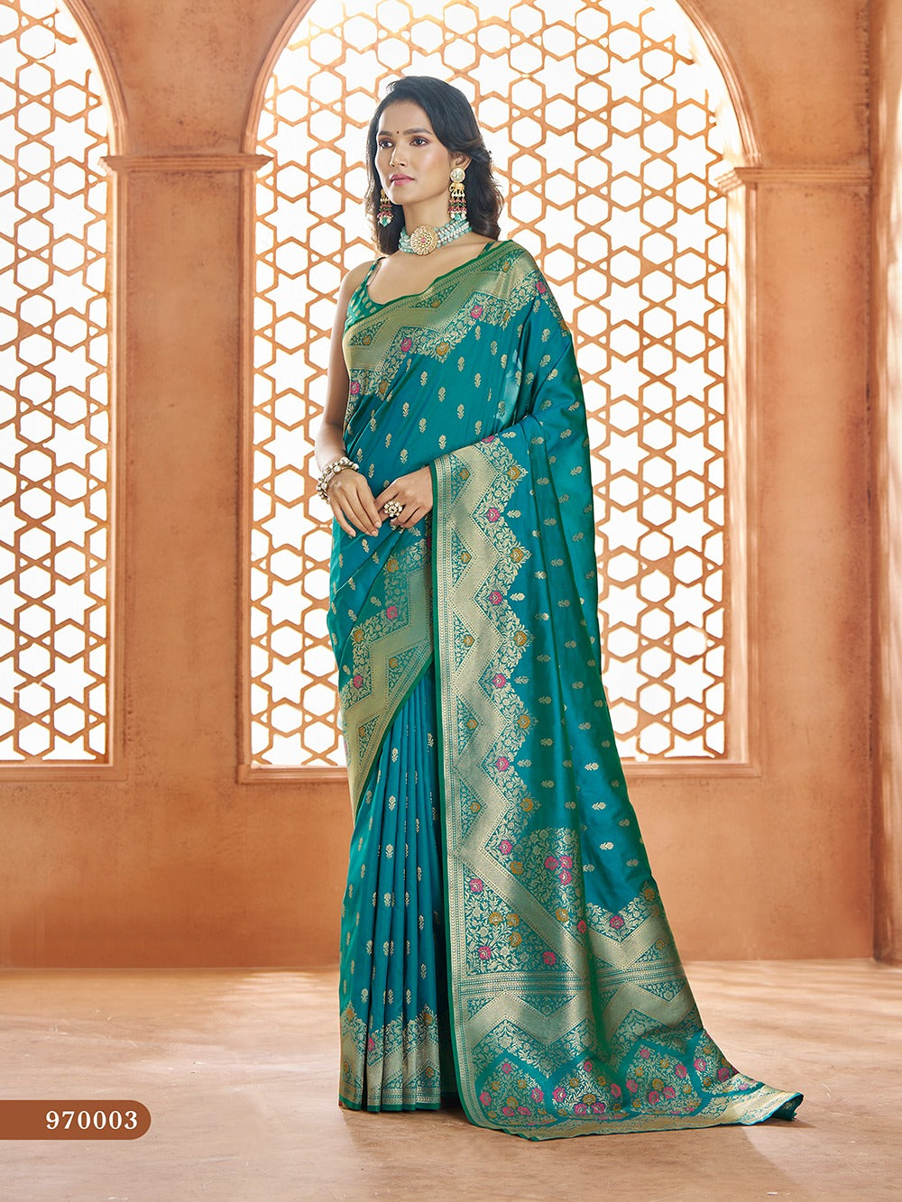 Banarasi Sarees-Pure soft Banarasi Silk Saree